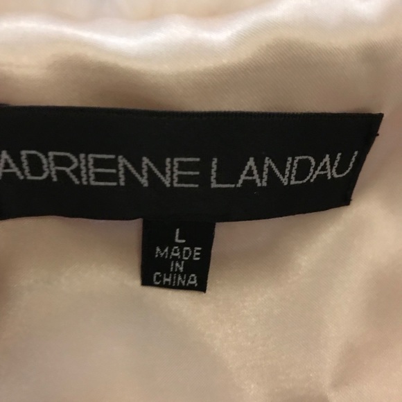 1 (L) Left❤️HP/Just In🎉 Adrienne Landau Fur Vest - Picture 4 of 6